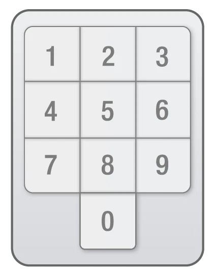 teclado alarma