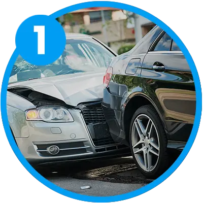 Impacto del accidente